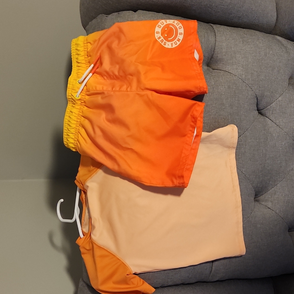 Brand New 2T Rash guard & 3T swim Trunks Cat & Jack